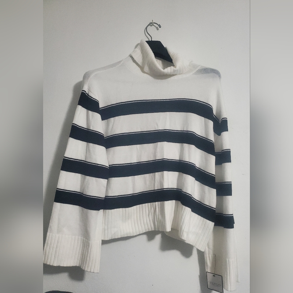 Laundry by Shelli Segal wide sleeves turtle neck Sweater size XL